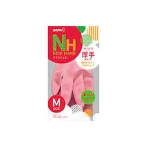 （まとめ買い）ショーワ ナイスハンドミュー厚手 Mサイズ ピンク 【×20セット】