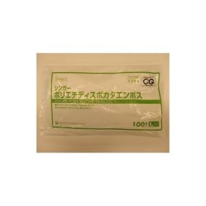 （まとめ買い）宇都宮製作 ポリエチ ディスポ カタエンボス L 100枚入 【×10セット】