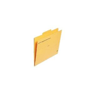 （まとめ買い）プラス カットフォルダー 3山 FL-063IF A4 黄 3枚【×20セット】