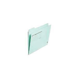 （まとめ買い）プラス カットフォルダー 4山 FL-064IF A4 青 4枚 【×50セット】