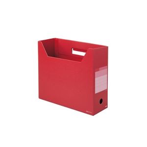 （まとめ買い）プラス ボックスファイル レギュラー FL-023BF BRR 【×10セット】