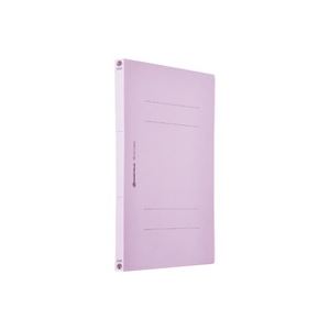 （まとめ買い）フラットファイル 紙バインダー 2穴 A4S 紫10冊 D017J-VL 【×20セット】