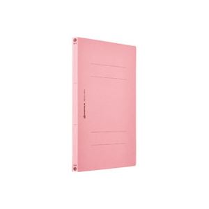 （まとめ買い）フラットファイル 紙バインダー 2穴 A4S 桃10冊 D017J-PK 【×20セット】