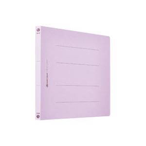 （まとめ買い）フラットファイル 紙バインダー 2穴 A4E 紫10冊 D018J-VL 【×20セット】