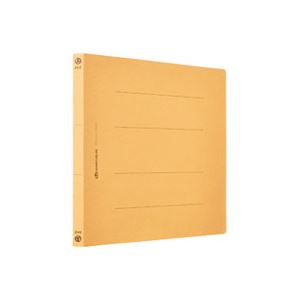 （まとめ買い）フラットファイル 紙バインダー 2穴 A4E 黄10冊 D018J-YL 【×20セット】