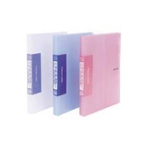 （まとめ買い）ビュートン 葉書ホルダー NPC-A4-120CP A4S ピンク 【×5セット】