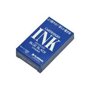 （まとめ買い）プラチナ万年筆 スペアインクSPSQ-400ブルーブラック10本入 【×10セット】