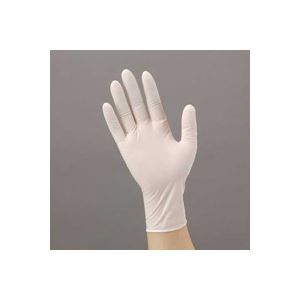（まとめ買い）エステー ニトリル手袋 粉付 No981 L 1箱 【×2セット】