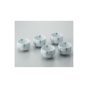（まとめ買い）日光陶器店 ツボ型煎茶碗 めばえ 5客セット 【×2セット】