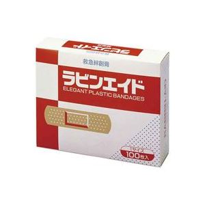 （まとめ買い）リバテープ製薬 救急絆創膏ラビンエイド 60534 【×10セット】