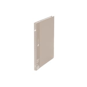 （まとめ買い）プラス クリアファイル20P FC-122EL A4S グレー 【×20セット】