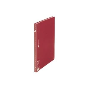 （まとめ買い）プラス クリアファイル20P FC-122EL A4S レッド 【×20セット】