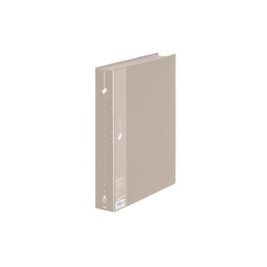 （まとめ買い）プラス クリアファイル80P FC-128EL A4S グレー 【×5セット】