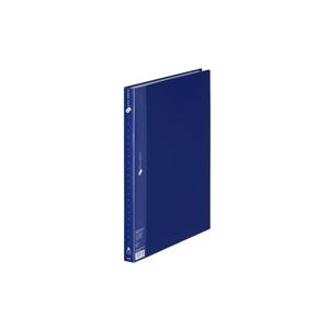 （まとめ買い）プラス クリアファイル20P FC-112EL B4Sネイビー 【×10セット】