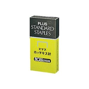 （まとめ買い）プラス ホッチキス針 BOSS 210用 210本とじ×24 【×10セット】
