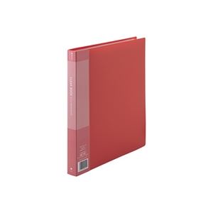 （まとめ買い）ジョインテックス クリアーブック40P A4S赤1冊 D048J-RD 【×10セット】