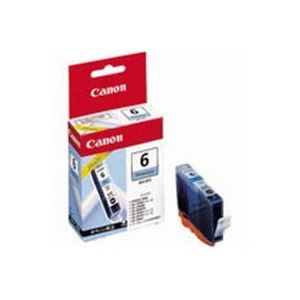 （まとめ買い）キャノン Canon インクカートリッジ BCI-6PC 青 【×5セット】