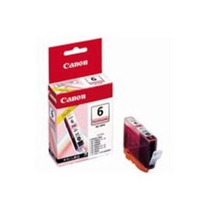 （まとめ買い）キャノン Canon インクカートリッジ BCI-6PM 赤 【×5セット】