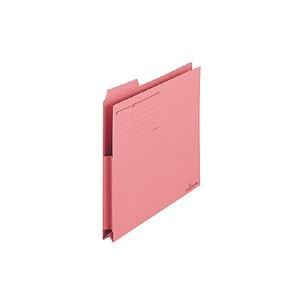 （まとめ買い）プラス カットフォルダー FL-003PF A4E 桃 3枚 【×10セット】