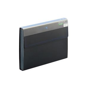 （まとめ買い）プラス PPドキュメントファイル 122DE ブルー 【×5セット】