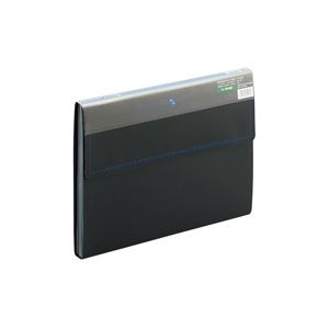 （まとめ買い）プラス PPドキュメントファイル 121DE ブルー 【×10セット】