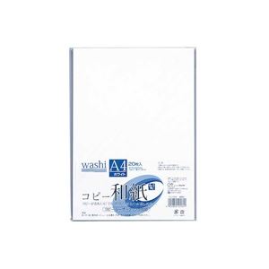 （まとめ買い）マルアイ コピー和紙 カミ-P4AW A4 白 20枚 【×10セット】
