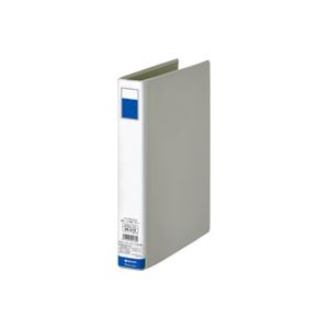 （まとめ買い）ジョインテックス 片開きパイプ式ファイル D003J-DG 灰1冊 【×10セット】
