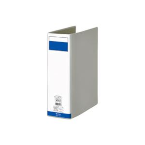 （まとめ買い）ジョインテックス 片開きパイプ式ファイル D008J-DG 灰1冊 【×7セット】