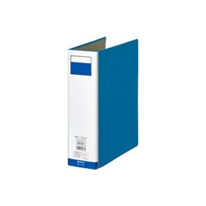 （まとめ買い）ジョインテックス パイプ式ファイル両開き青1冊 D056J-BL 【×8セット】