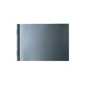 （まとめ買い）プラス スライドクリップファイル FS-132PH 濃灰 【×10セット】