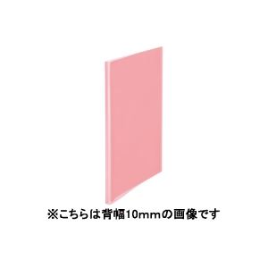 （まとめ買い）プラス シンプルクリアファイル10P FC-210SC 桃 【×20セット】