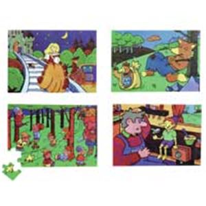 世界の昔ばなしパズル4点セットA