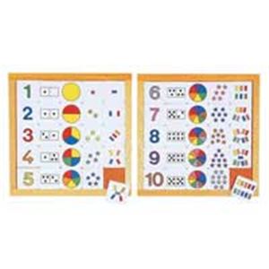 数と色合わせボード