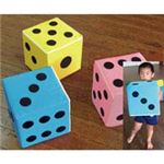 ソフト大型サイコロ（3色組）
