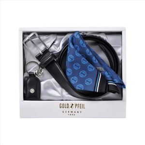 GOLD PFEIL ベルト・キー・ハンカチセット 122-16M