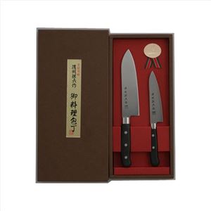 濃州孫六作料理包丁2点セット 355-03M