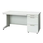 プラス 片袖机 RJ-147A-3 WH ホワイト 引出A