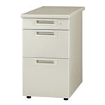プラス 脇机3段 RJ-047D-3 LGY エルグレー 引出D