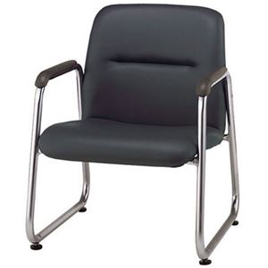 ジョインテックス 応接チェア FS12L-AC ダークグレー