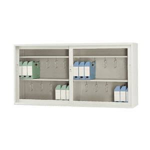 ジョインテックス 6×3型引違書庫 ガラス戸 6355NG