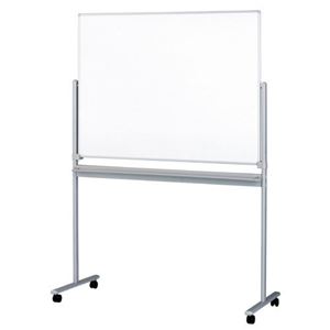 【組立設置費込】日学 脚付両面ホーローホワイトボード SR-32PT
