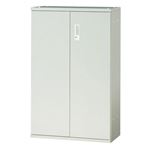 【組立設置費込】プラス JLストレージ 両開き保管庫 JL-A110A WH