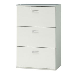 【組立設置費込】プラス JLストレージ ラテラル3段 JL-A110H3 WH