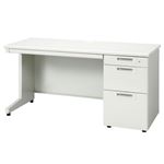 プラス 片袖机 RJ-146D-3 WH ホワイト 引出D