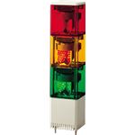 パトライト（回転灯） KES型 LED小型積層回転灯 82角 KES302RYG
