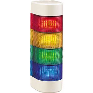 パトライト（回転灯） ウォールマウントLED壁面取付 WME402AFBRYGB