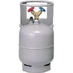 アサダ フロン回収ボンベ フロートセンサー付 12L 無記名 TF056