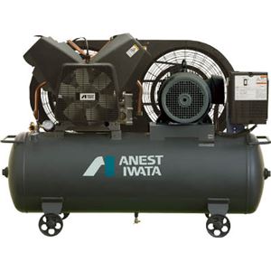アネスト岩田 オイルフリーレシプロコンプレッサ5.5kW 50Hz TFP55C10M5