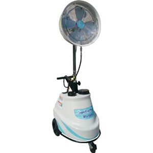 スーパー工業 スーパーエコミストミスト発生機SFJ-2000移動式タイプ SFJ2000