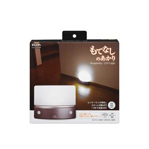 ELPA(エルパ) もてなしのあかり 据置型薄型 3W白色LED HLH-1203（DB）